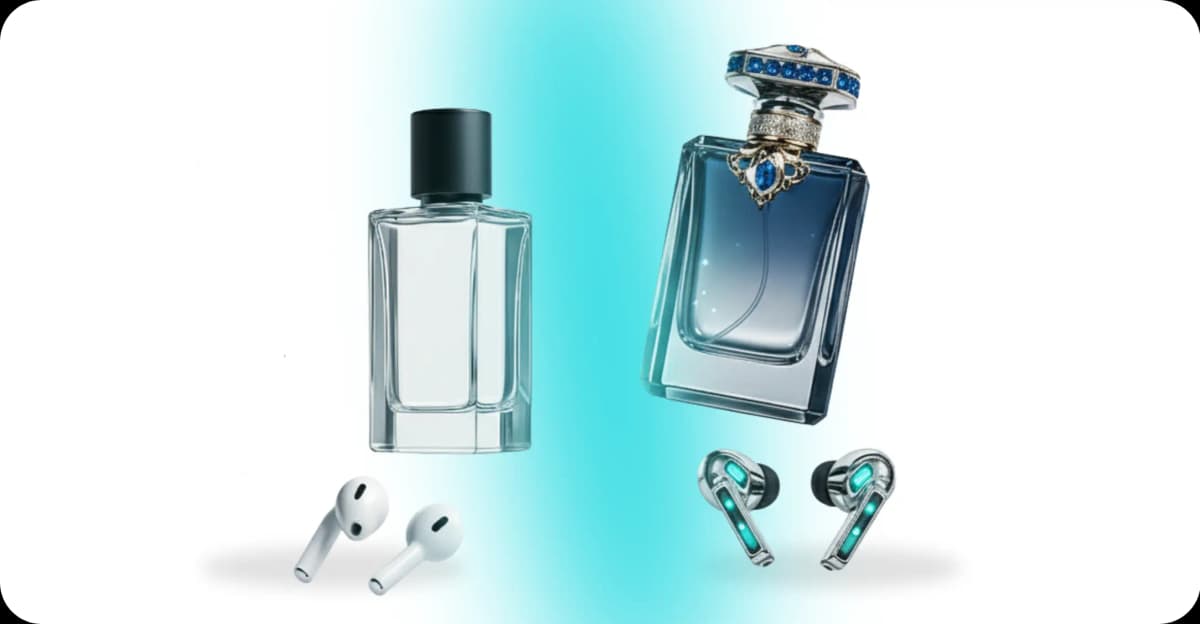 Visual comparison demonstrating importance of product photography for online conversions and customer trust